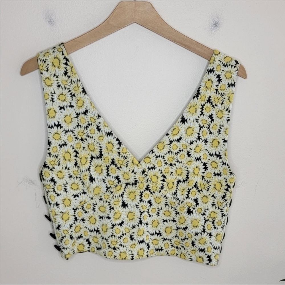 NWT Anthropologie Maeve | Daisy Floral Cropped Tank Top